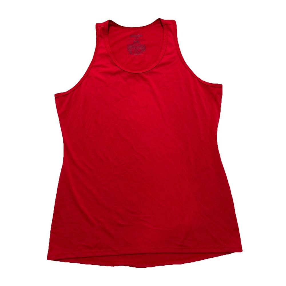 Patagonia Womens Large Red Capilene 1 Silkweight Stretch Performance Tank
